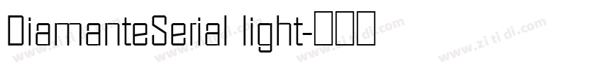 DiamanteSerial light字体转换